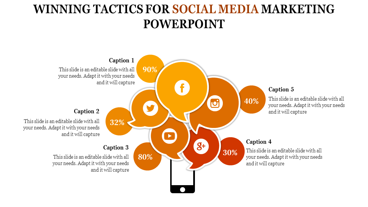 social media marketing powerpoint-Winning Tactics For SOCIAL MEDIA MARKETING POWERPOINT